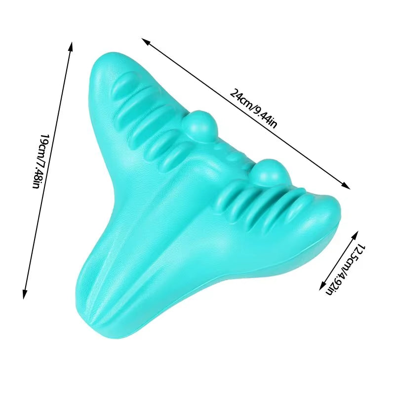 Medidas de la almohada de tracción cervical NeckReset